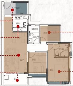 【3室2厅1厨2卫  _】3室2厅2卫1厨1阳台
