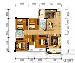 【6#户型】4室2厅2卫1厨2阳台