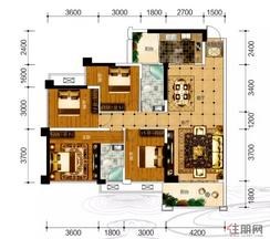 【7#户型】4室2厅2卫1厨2阳台