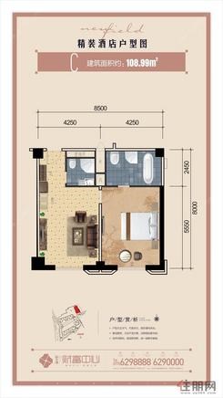 【精装酒店C户型】