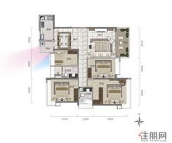 【约142㎡（建面）户型】4室2厅2卫1厨2阳台
