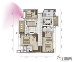 【约172㎡（建面）户型】4室2厅2卫1厨2阳台