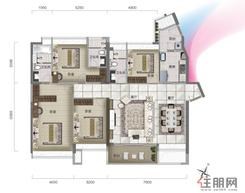 【约199㎡（建面）户型】4室2厅3卫1厨2阳台