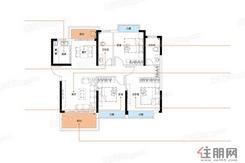 【户型图】3室2厅2卫1厨