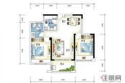 【五期1/7/15/28栋A2户型】2室2厅1卫1厨1阳台