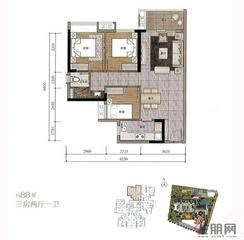 【88㎡】3室2厅1卫1厨2阳台