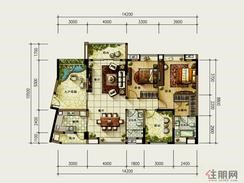 【3室2厅2卫   】3室2厅2卫1厨3阳台