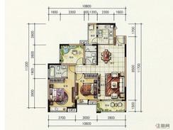 【2室2厅2卫  】2室2厅2卫1厨3阳台