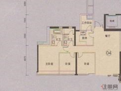 【B1、B3栋04户型】3室2厅2卫1厨1阳台
