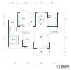 【3房2厅  】3室2厅2卫1厨3阳台