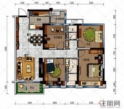 【三房两厅两卫】3室2厅2卫1厨2阳台