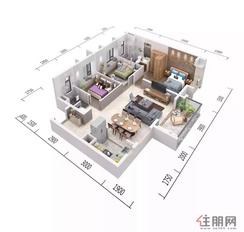 【A3户型】3室2厅2卫1厨