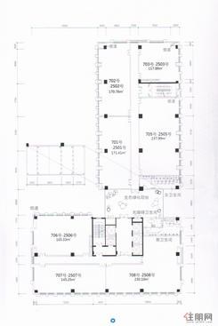 【写字楼7-25层户型】7室
