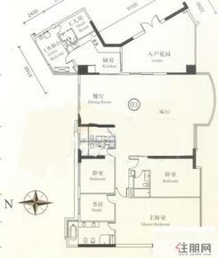 【B栋12-28层03单元】5室2厅5卫1厨1阳台