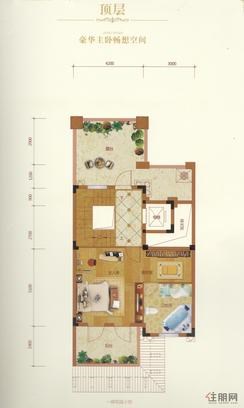 【12#-25#顶层户型】1室1卫2阳台