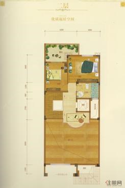【12#-25#二层户型】2室1厅1卫1阳台