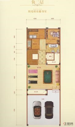 【12#-25#负二层户型】4室1卫