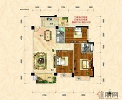 【31#楼C2户型】3室2厅2卫1厨2阳台