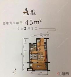 【A户型】1室2厅1卫