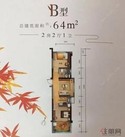 【B户型】2室2厅1卫