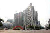 位于会展中心旁的美国城,一期外立面完美呈现