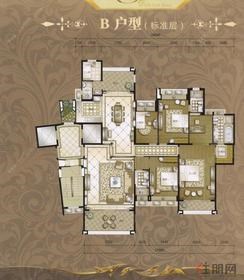 【B户型】5室2厅4卫1厨2阳台