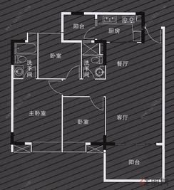 【99.98平户型】3室2厅2卫1厨2阳台