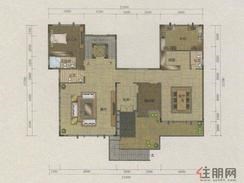 【D3栋一层户型】1室2厅3卫1厨