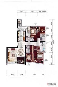 【泓座（3号楼）01户型】4室2厅4卫1厨1阳台