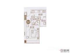 【1房1卫1厨1阳台  】1室1厅1卫1厨1阳台