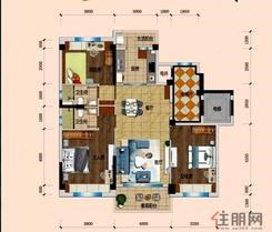 【3房2厅两卫】3室2厅2卫1厨2阳台