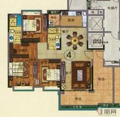 【147平户型】3室2厅2卫1厨2阳台