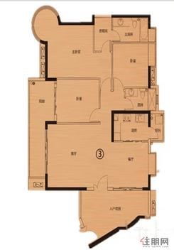【H5栋02户型】2室2厅1卫1厨1阳台