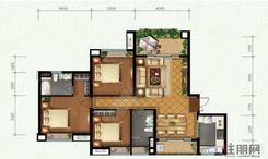 【3室2厅2卫】3室2厅2卫1厨2阳台