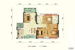 【3室2厅2卫   】3室2厅2卫1厨2阳台
