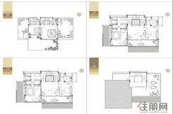 【A1户型图405m²】6室3厅3卫1厨4阳台