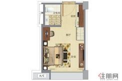 【地铁小户户型】1室1厅1卫1厨