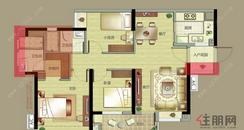 【1栋01单位户型】4室2厅2卫1厨1阳台