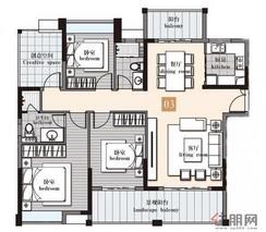 【3室2厅1厨2卫  】3室2厅2卫1厨2阳台