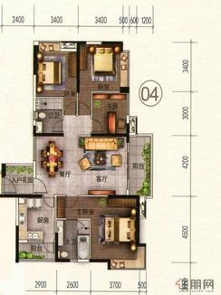【144㎡】4室2厅2卫1厨2阳台