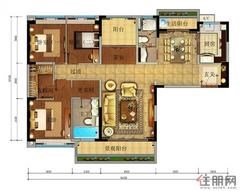 【3-6户型】4室2厅2卫1厨2阳台