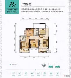 【B1户型】3室2厅2卫1厨2阳台