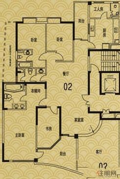 【L4户02单位】5室2厅2卫1厨2阳台