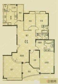 【L4栋02户】5室2厅3卫1厨2阳台
