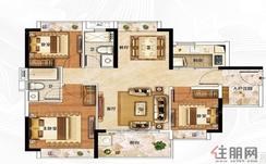 【B3户型3室1厅2卫】3室2厅1卫1厨2阳台