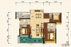 【户型图3室2厅2卫125】3室2厅2卫1厨1阳台