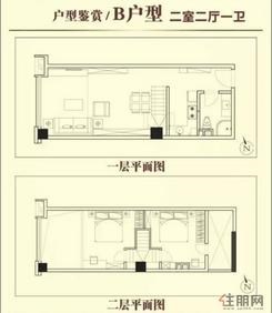 【B户型】2室2厅1卫1厨