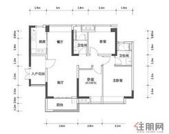 【3室2厅1厨2卫  】3室2厅2卫1厨1阳台