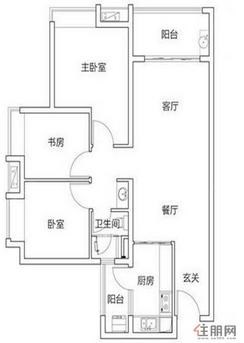【3室2厅1卫  】3室2厅1卫1厨2阳台