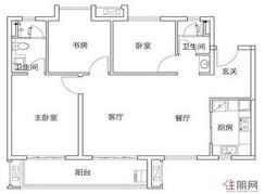 【3室2厅2卫  】3室2厅2卫1厨1阳台